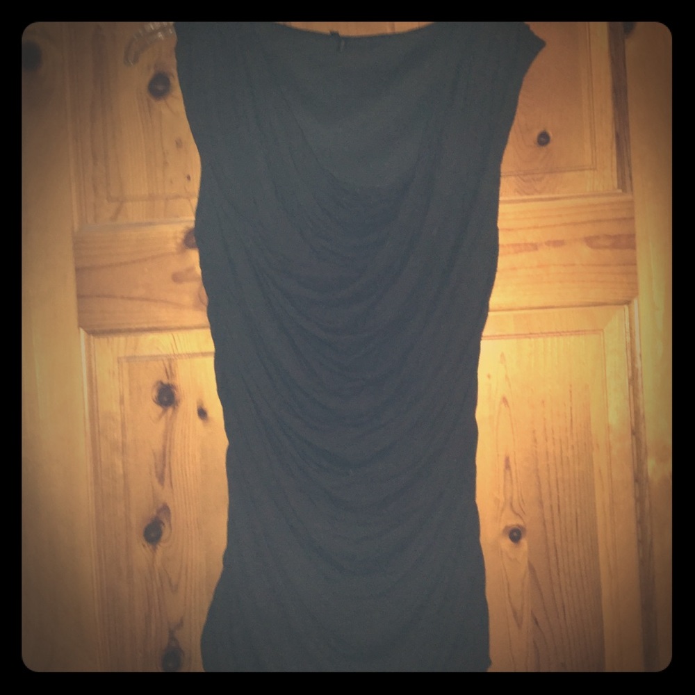 Maurice’s Black Draping Top